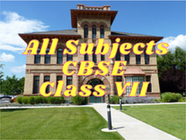 All Subjects (CBSE) - Class VII